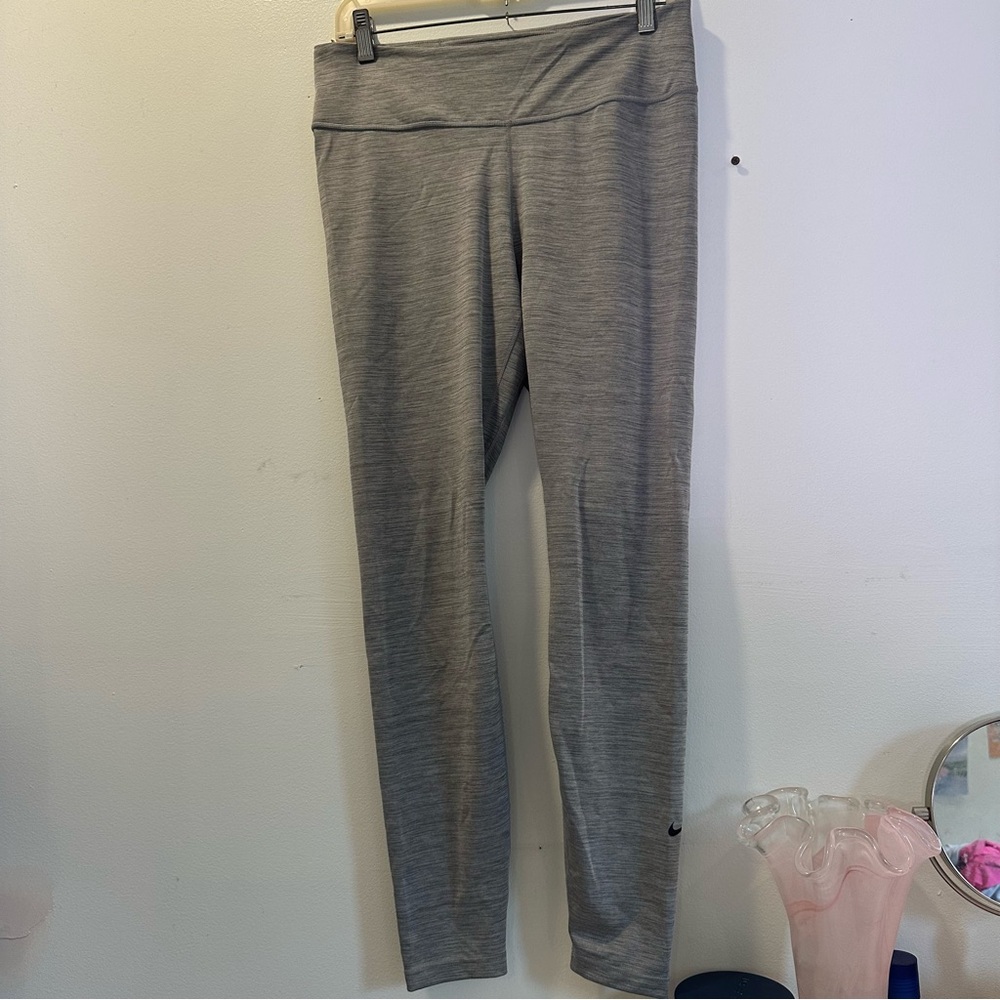Women’s Gray Nike Full Length Athletic Leggings